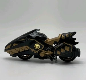 Vintage Power Rangers Dino Thunder Black Raptor Cycle Bike Bandai Motorcycle toy - Picture 1 of 11