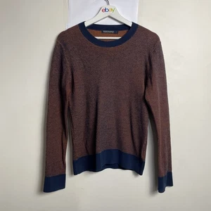 Sportscraft Merino Wool Sweater Women's Blue Orange S Knit Pullover Australian - Bild 1 von 10