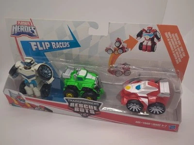 Playskool Heroes Transformers Rescue Bots Flip Racers Griffin Rock Stunt Team - Image 1 of 2