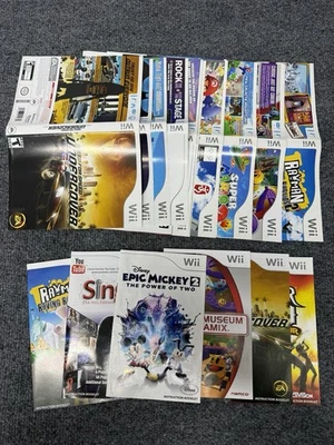 NINTENDO WII OEM BOX COVER ARTS & MANUALS - BUY MORE & SAVE! 💲🤑💸💰 - Image 1 of 2