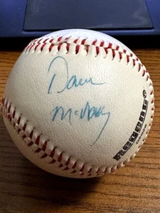 DAVE MCNALLY SIGNIERTER SIGNIERTER RL BASEBALL! Orioles! - Bild 1 von 2
