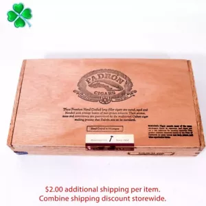Caja de cigarros de madera vacía Padron Padron 2000 10,25" x 5,5" x 1,75" - Imagen 1 de 12