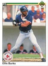 1990 Upper Deck Baseball Ellis Burks Boston Red Sox #343