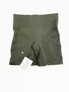 Nuovo Con Etichette Lululemon Verde Esercito Scultura Corto 6 - Foto 1 di 4