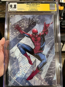 Ultimate Spider-Man #1 3rd Print 1:25 Virgin Variant CGC 9.8 Checchetto JSA SS - Bild 1 von 3