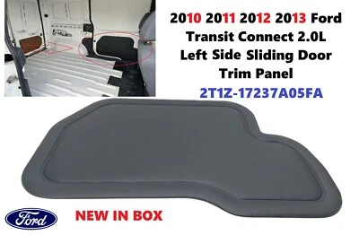 2010-2013 Ford Transit Connect Left Side Sliding Door Trim Panel 2T1Z-17237A05FA - Image 1 of 4