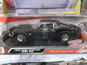 FORD Mustang Coupe 429 Boss schwarz black V8 - 1970 SP Yatming Motormax 1:18 - Bild 1 von 4