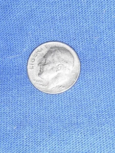 roosevelt dime 1965 pas de marque comme neuve CIRCULÉ - Photo 1 sur 2