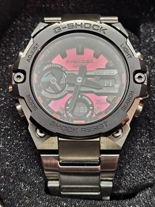 Orologio CASIO GST-B400AD-1A4 G-Shock acciaio inox rosso fuoco solare acciaio inox - Foto 1 di 5