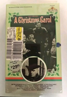 A Christmas Carol VHS SEALED Big Box MGM UA VTG Charles Dickens Classic!  - Image 1 of 4