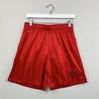 Nike Shorts Mens Small Red  Dri-Fit Embroidered Swoosh Logo Gym Running Football