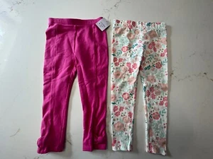 Crown & Ivy New Sz 4 Leggings & Floral Leggings Sz 4 EUC - Picture 1 of 14