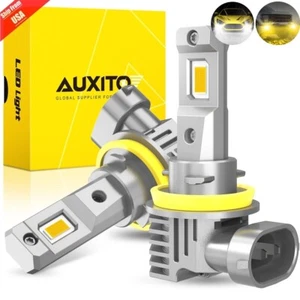 AUXITO H11 H8 H9 H16JP LED Fog Driving Light Bulbs DRL Super Bright 80000LM 100W - Picture 1 of 22
