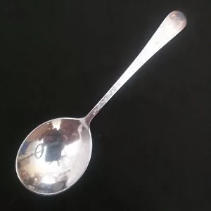 Birks Sterling Silver London Engraved "G" Cream Soup Spoon - Picture 1 of 4