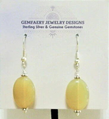 Pendientes colgantes de plata esterlina con piedras preciosas de cornalina natural #1784... hechos a mano en EE. UU. Foto 1 de 4