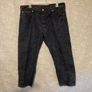 Levis 501 Jeans Gr. 42x30 (40x28) Dark Straight Leg Medium Wash Button Fly - Bild 1 von 7