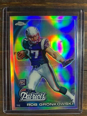 Rob Gronkowski Football Rookie Card #C112 Topps Chrome Refractor RC Patriots NFL - Image 1 of 2