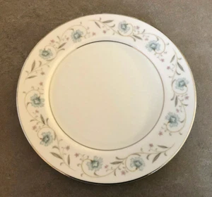 Fine China of Japan English Garden 1221 Pink Blue Flowers - 10-1/4" DINNER PLATE - Picture 1 of 5
