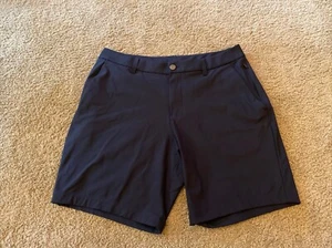 Pantalones Cortos Informales de Golf Lululemon Talla 33 ABC Para Hombre Elastizados Azul Marino 8” Entrepierna - Imagen 1 de 6