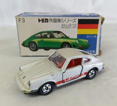 Tomica - F3 Porsche 911S Color Silver Made In Japan - Image 1 of 4