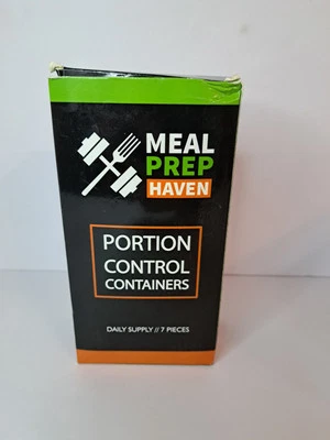 Kit de contenedor multicolor control de porciones para preparación de comidas de 7 piezas con guía NUEVO Foto 1 de 4