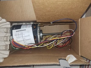 NEW RESCUE K55HXJZH-2375 Furnace Blower Motor 3/4HP 115V US Motors 1075RPM 4SPD - Picture 1 of 4