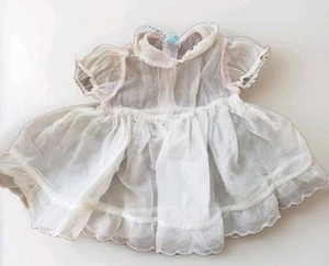 Vintage transparentes Organdy Baby oder Puppenkleid ELENA Größe 3T - Bild 1 von 4
