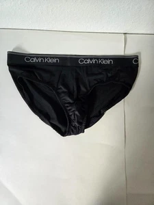 Calvin Klein Men's Logo Waistband Black Brief Underwear Size L - Picture 1 of 3