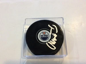 Craig MacTavish Signed Edmonton Oilers Hockey Puck Autographed d - Picture 1 of 1