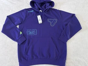 Adidas Trae Young Hoodie Sweatshirt Men Large Purple New Atlanta TraeTL Hawks - Picture 1 of 5