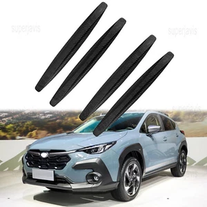 Carbon Fiber Grain Anti-Collision Strip Bumper Protector For Subaru Crosstrek - Picture 1 of 13