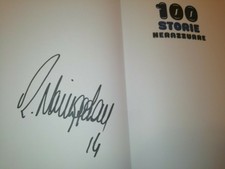 -50% LIBRO AUTOGRAFO RADJA NAINGGOLAN STORY INTER FC 100 CALCIO BOOK HAND SIGNED