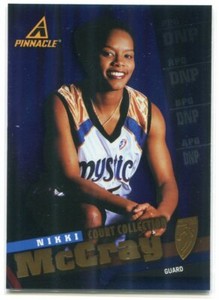 1998 Pinnacle WNBA Court Collection 48 Nikki McCray Rookie