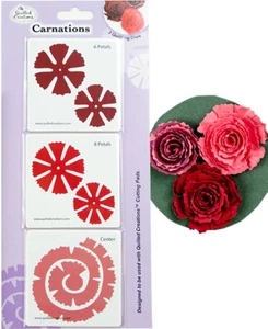 CARNATIONS QUILLING DIES-Quilled Spiral/Layered Flower-3D Paper Flowers Die - Picture 1 of 1