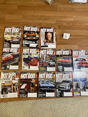 Hot Rod Magazine Lot QTY 13 2013 2014 - Image 1 of 4