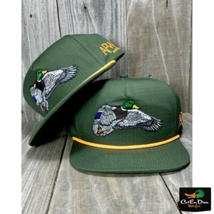 AFW AMERICAN FLYWAY WATERFOWL THE MALLARD DRAKE RIPSTOP 5-PANEL HAT - Picture 1 of 4
