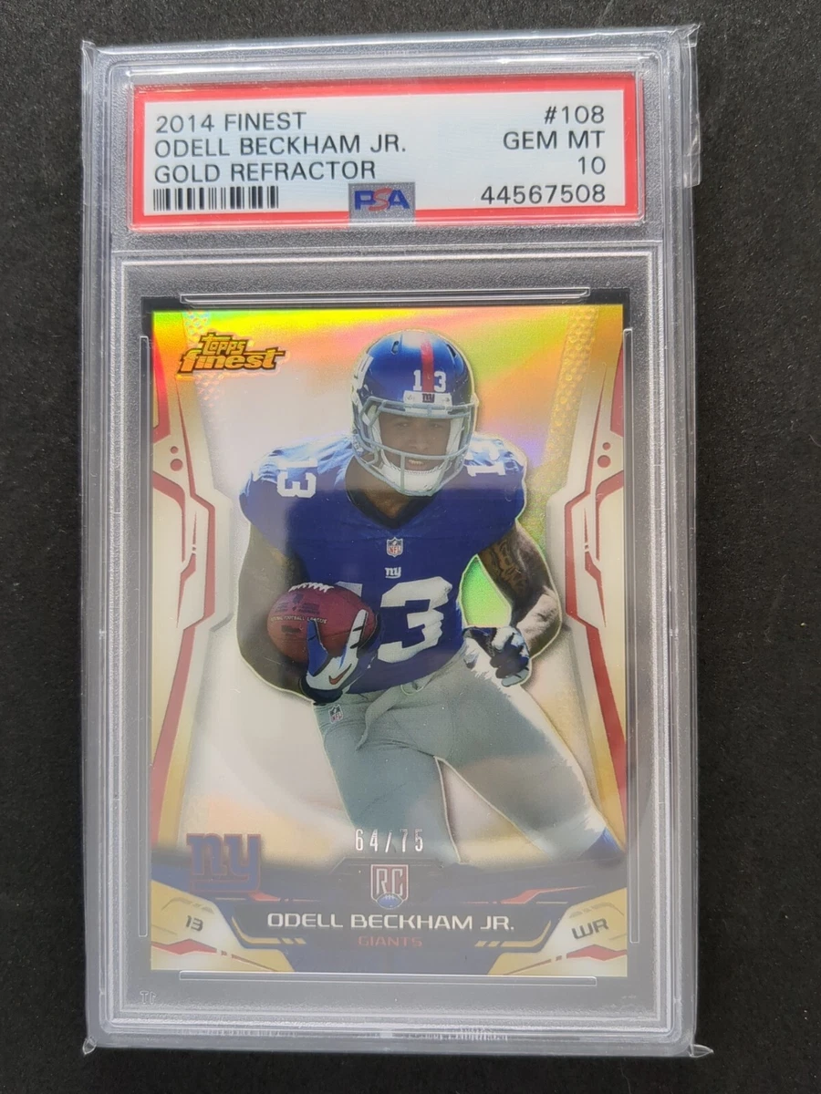 10 Graded Football Odell Beckham Jr. Sports Trading Cards for sale