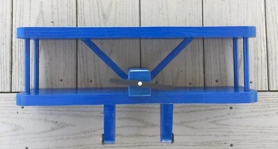 ESTANTE AVIÓN (AZUL Colgante Pared) 18" Decorativo, Niños, Baby Shower, Cumpleaños Foto 1 de 3