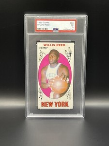 1970 Topps Willis Reed #60 Rookie PSA 5 EX New York Knicks