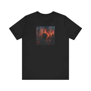 Forest Fire Watcher Phantom Figure Unisex Jersey Short Sleeve Tee - Picture 1 of 9