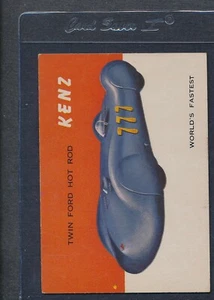 1954-55 World On Wheels #038 Kenz Twin Ford Hot Rod VG *19 - Picture 1 of 1
