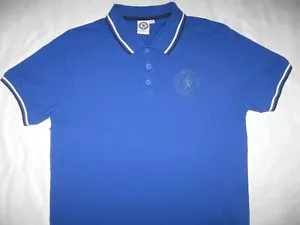 Chelsea Football Club Polo Shirt Men's Medium (Very Slim) Adult ? Soccer FC Blue - Picture 1 of 4