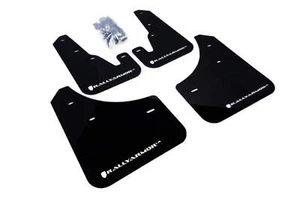 Rally Armor 04-09 Mazda3/Speed3 Black UR Mud Flap w/ White Logo - Picture 1 of 4