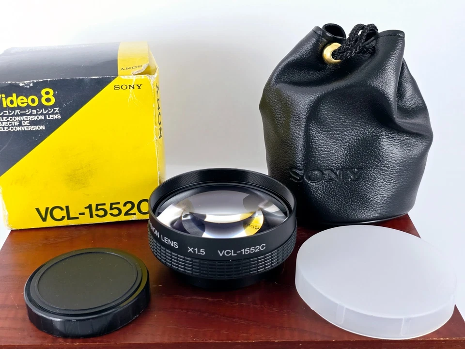 🌸[Casi COMO NUEVO+++] Lente de conversión tele Sony VCL-1552C X1.5 de Japón Foto 1 de 4
