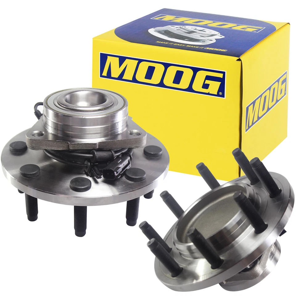 Juego de bujes de cojinetes de rueda delantera MOOG tracción trasera para camioneta Dodge Ram 2500 3500 2006-2008 Foto 1 de 4