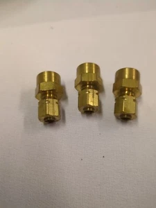 (3) 3/16" Compression Tube x 1/8" Female Npt - Picture 1 of 2