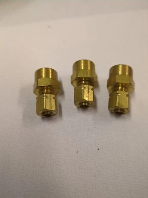 (3) 3/16" Compression Tube x 1/8" Female Npt - Image 1 of 2