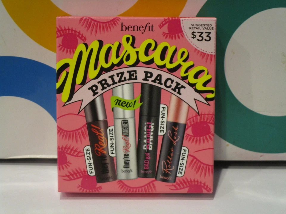 BENEFIT ~ MASCARA PRIZE PACK 4 DIFFERENT MASCARAS ~ 0.1 OZ BOXED / LOOK AT PIC - Image 1 of 1