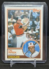 1983 Topps Cal Ripken Jr. #163 2ND YEAR CARD Baltimore Orioles IRON MAN BV:$25