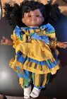 Vintage Beautiful Black Doll 1993 Olmec Toys Toddler African American